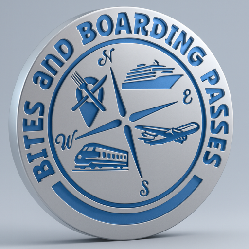 Bites & Boarding Passes Logo